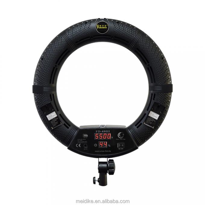 FD-480II fotografia selfie ring preencher luz vlogging vídeo ringlight youtube conjunto com espelho 1